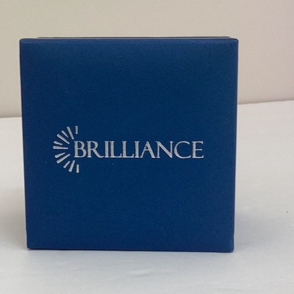 BRILLIANCE NEW IN BOX SLIDER BRACELET MOTHER DAUGHTER TWO TONED GENUINE CRYSTAL - Picture 5 of 7